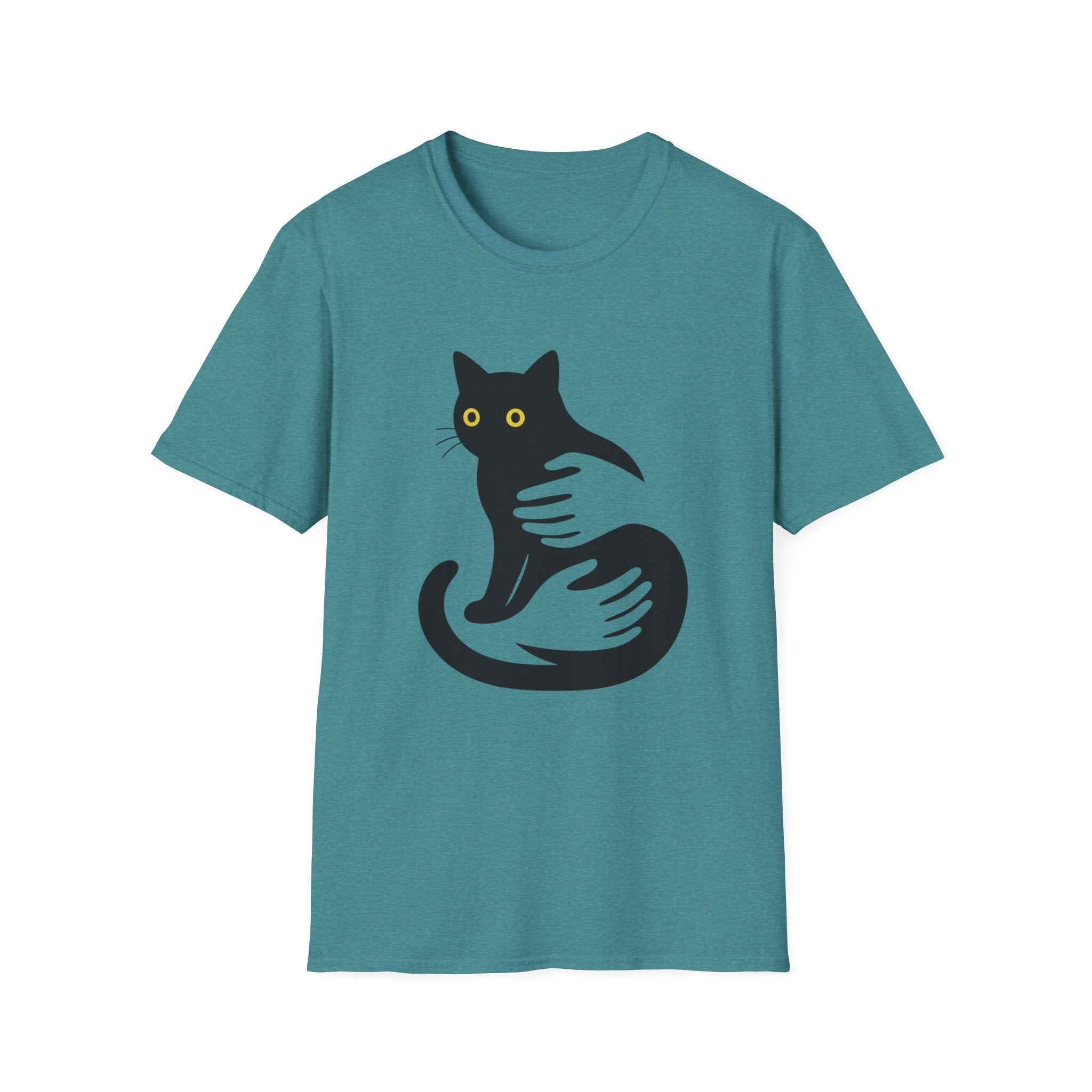 Midnight Cat Hug T-Shirt