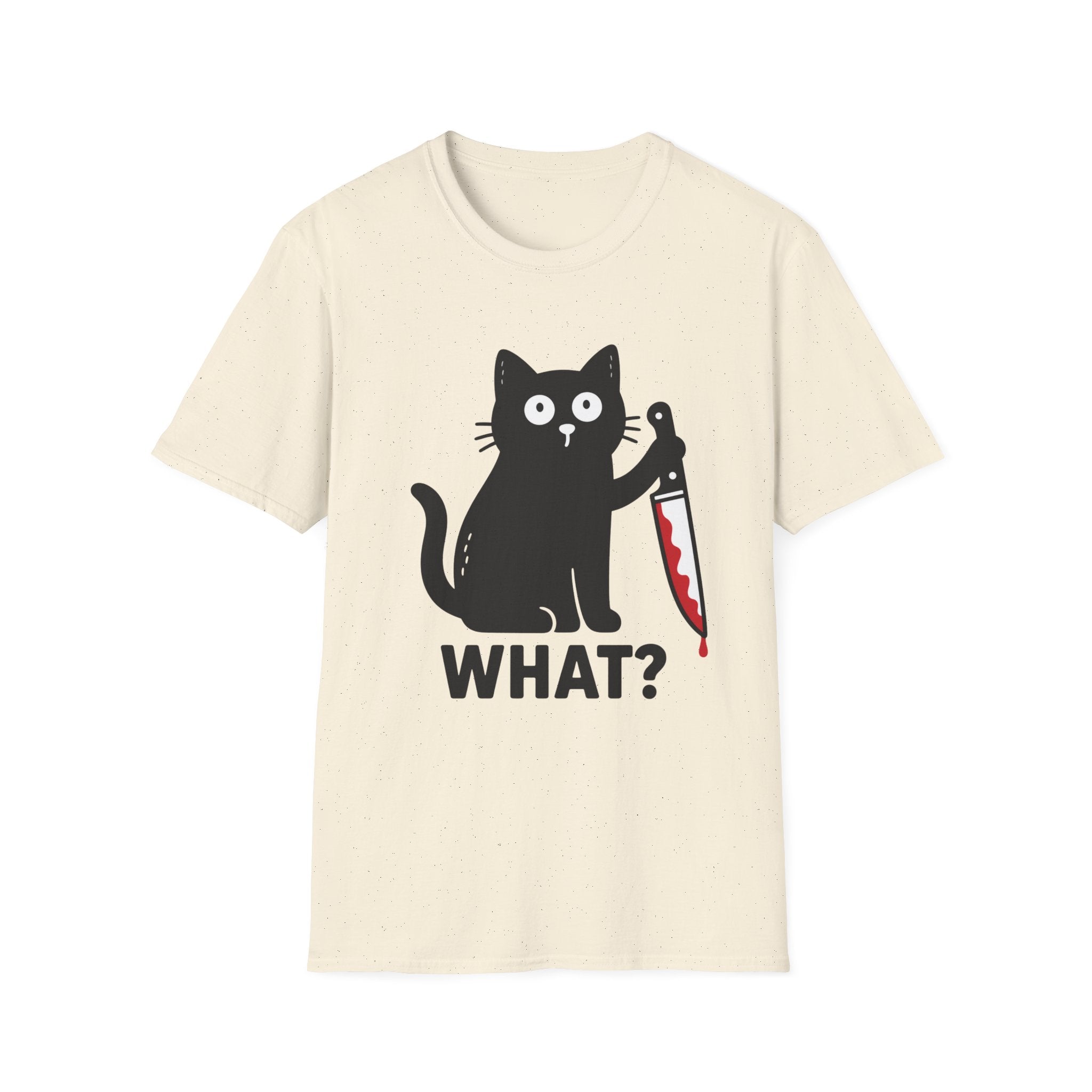 Suspicious Black Cat T-Shirt