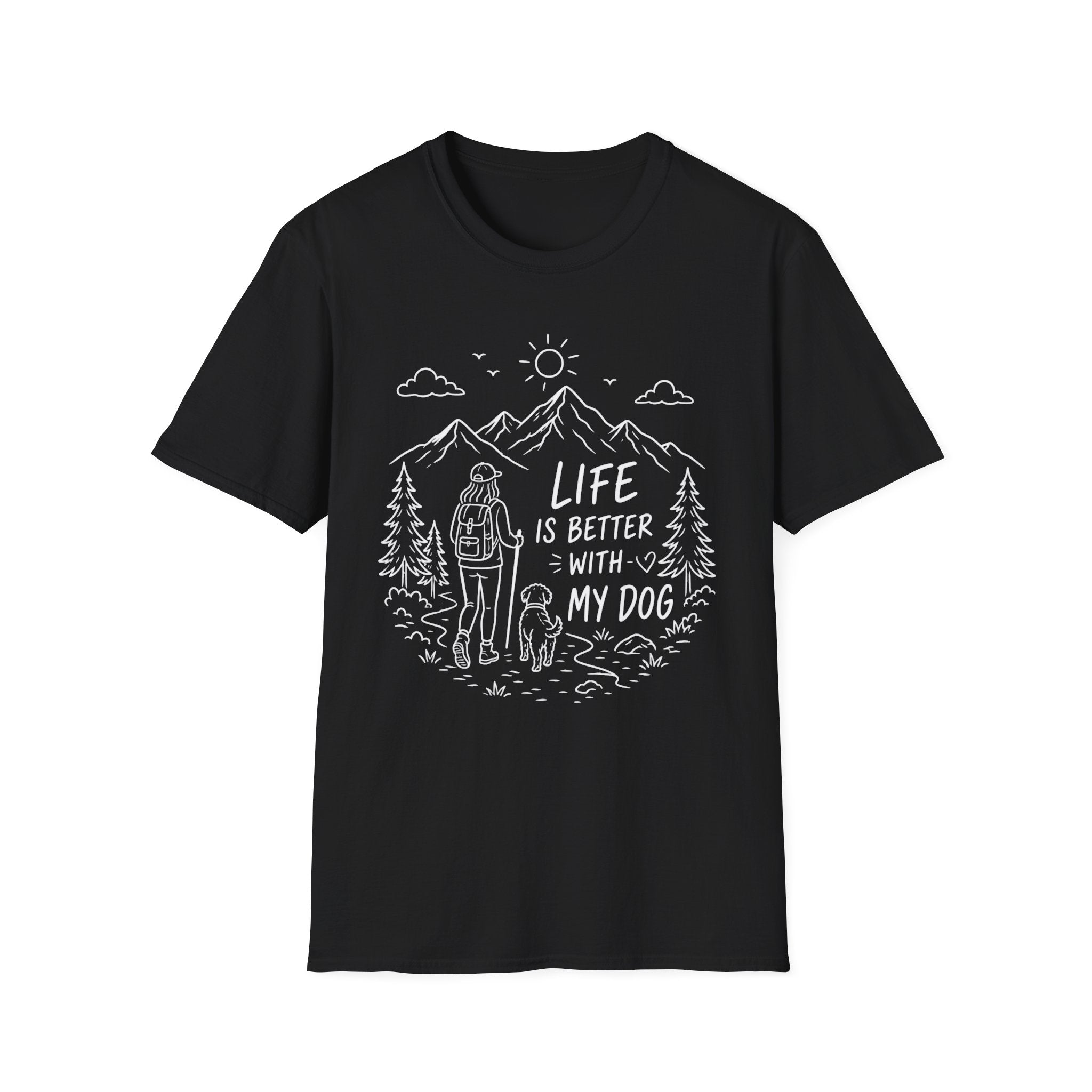 Life Better With Dog T-Shirt