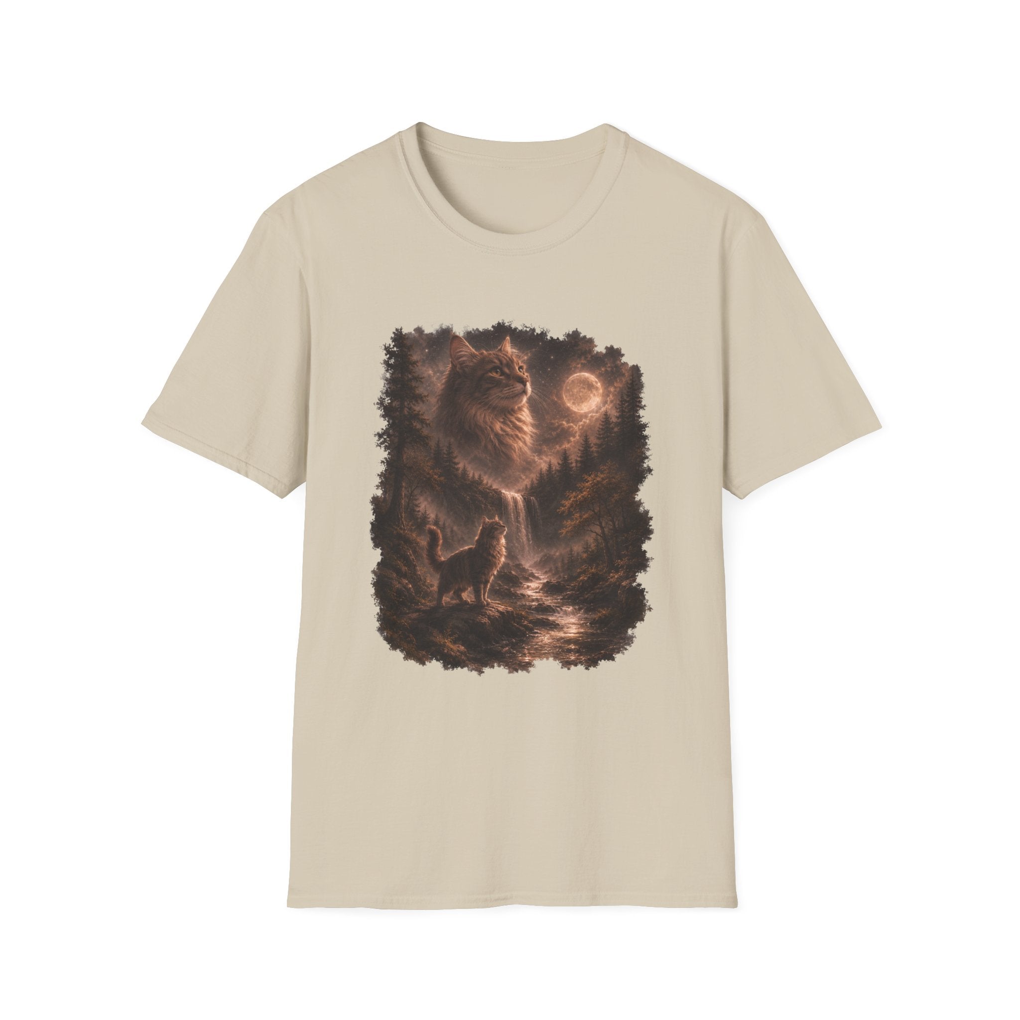 Moonlit Cat Spirit T-Shirt