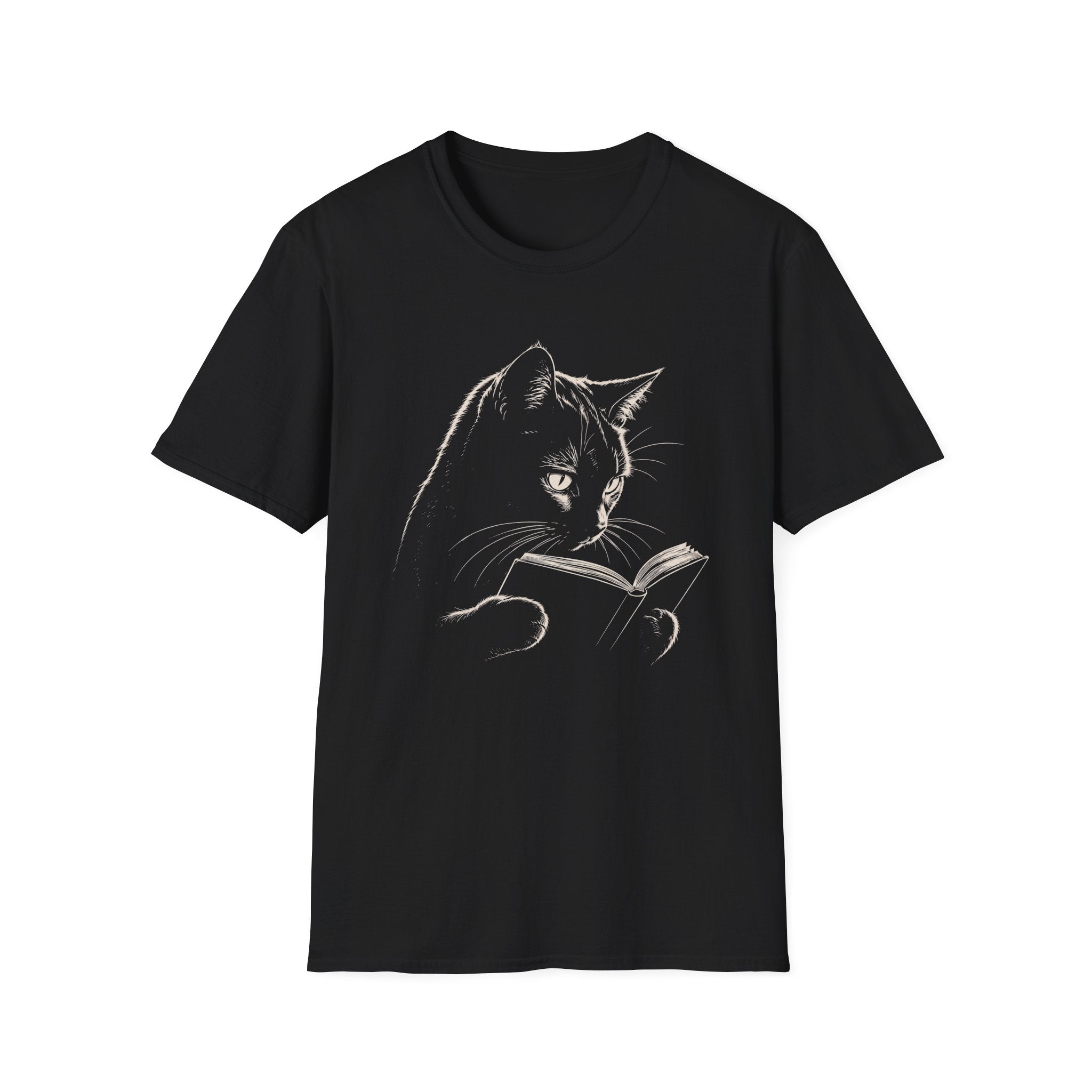 Bookish Cat Energy T-Shirt