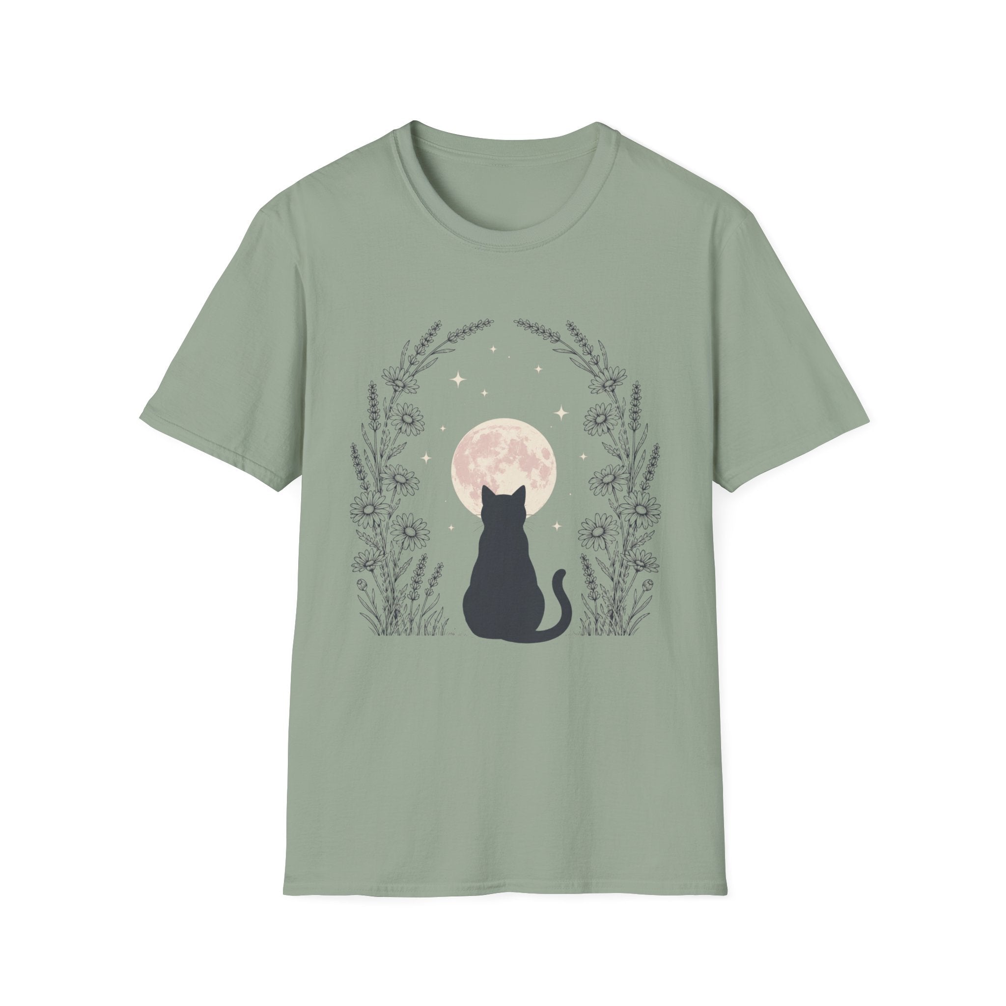 Midnight Moon Cat T-Shirt