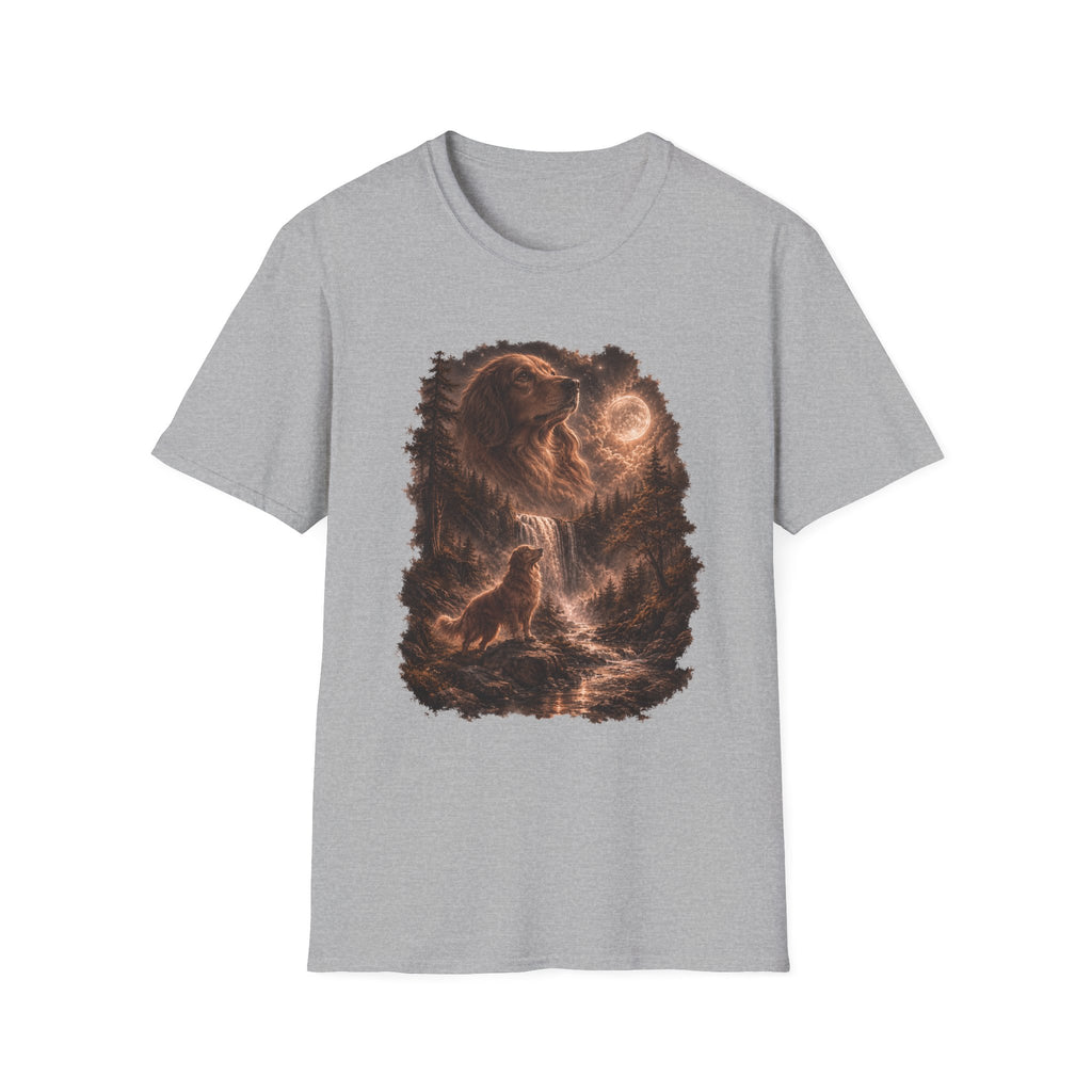 Dog Howling to the Moon T-Shirt
