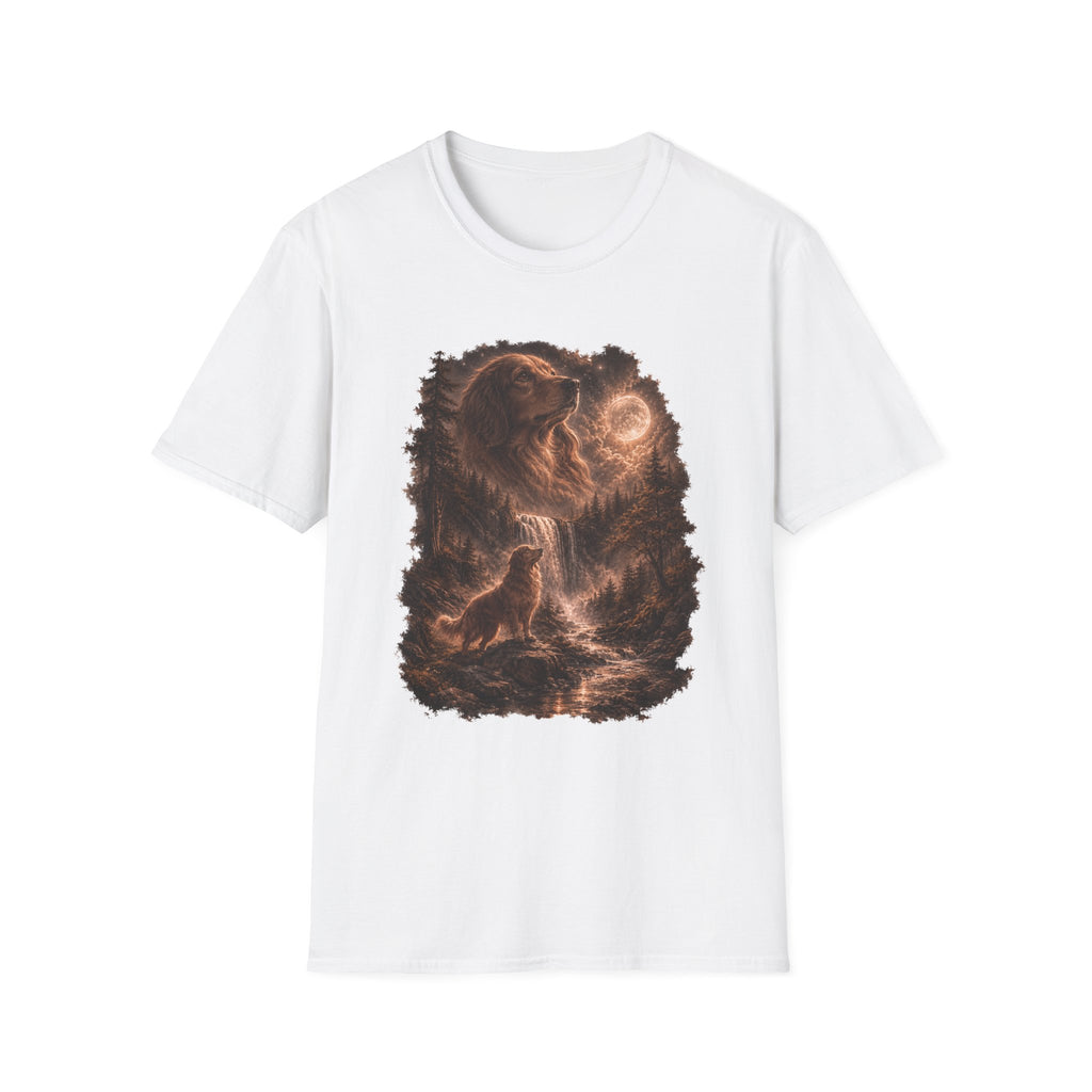 Dog Howling to the Moon T-Shirt