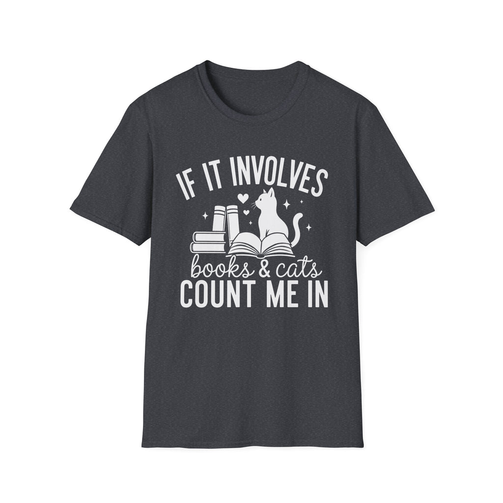 Cat Library Club T-Shirt