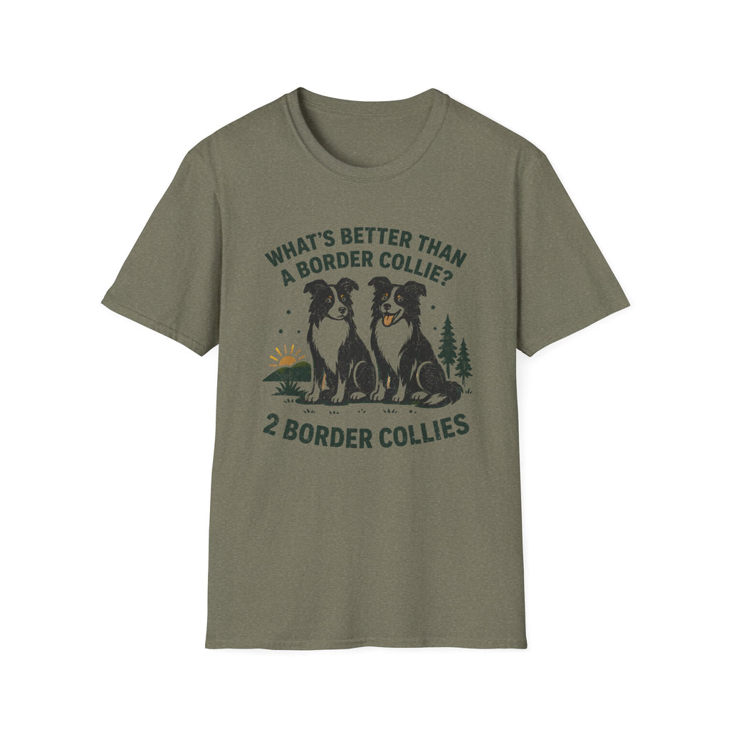 Two Border Collies, Obviously T-Shirt