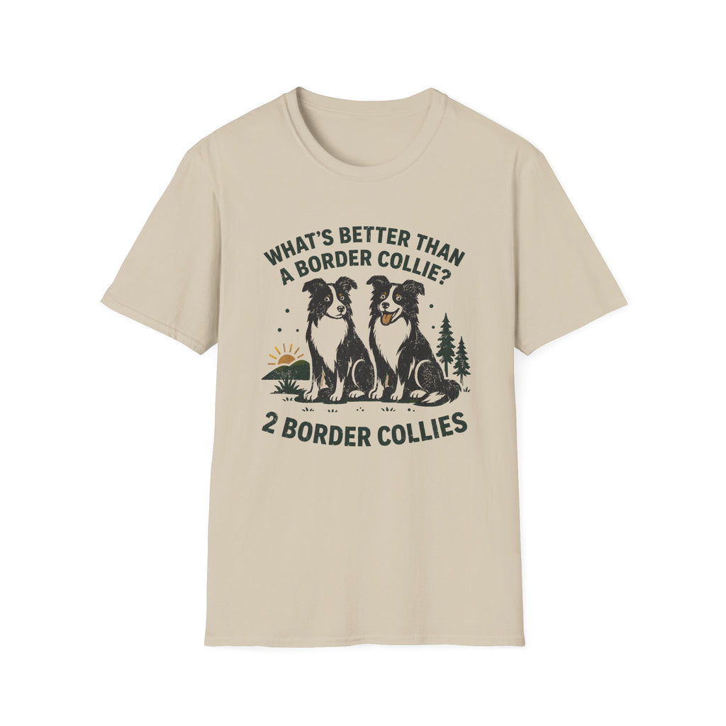 Two Border Collies, Obviously T-Shirt