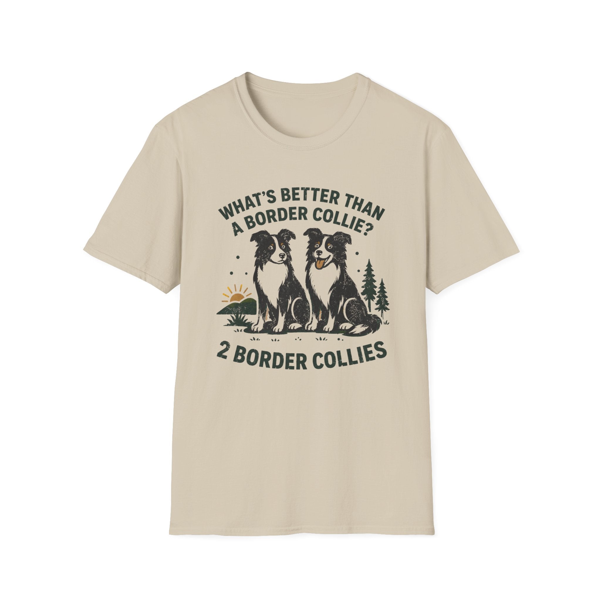 Two Border Collies, Obviously T-Shirt