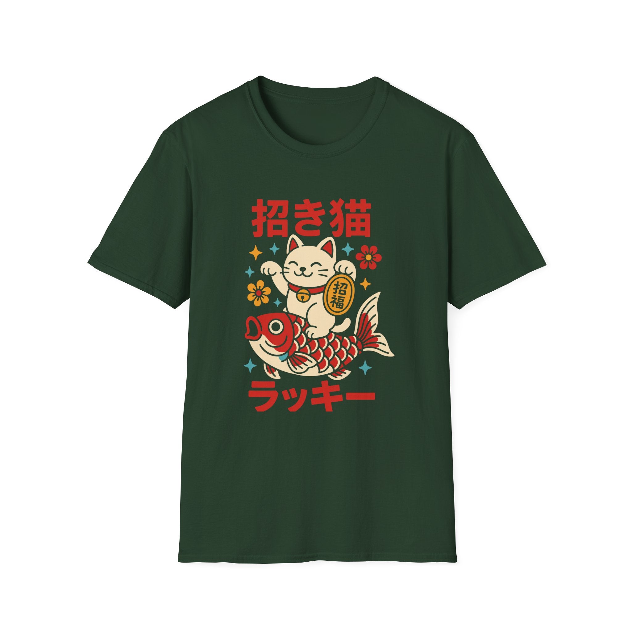 Lucky Maneki Cat T-Shirt