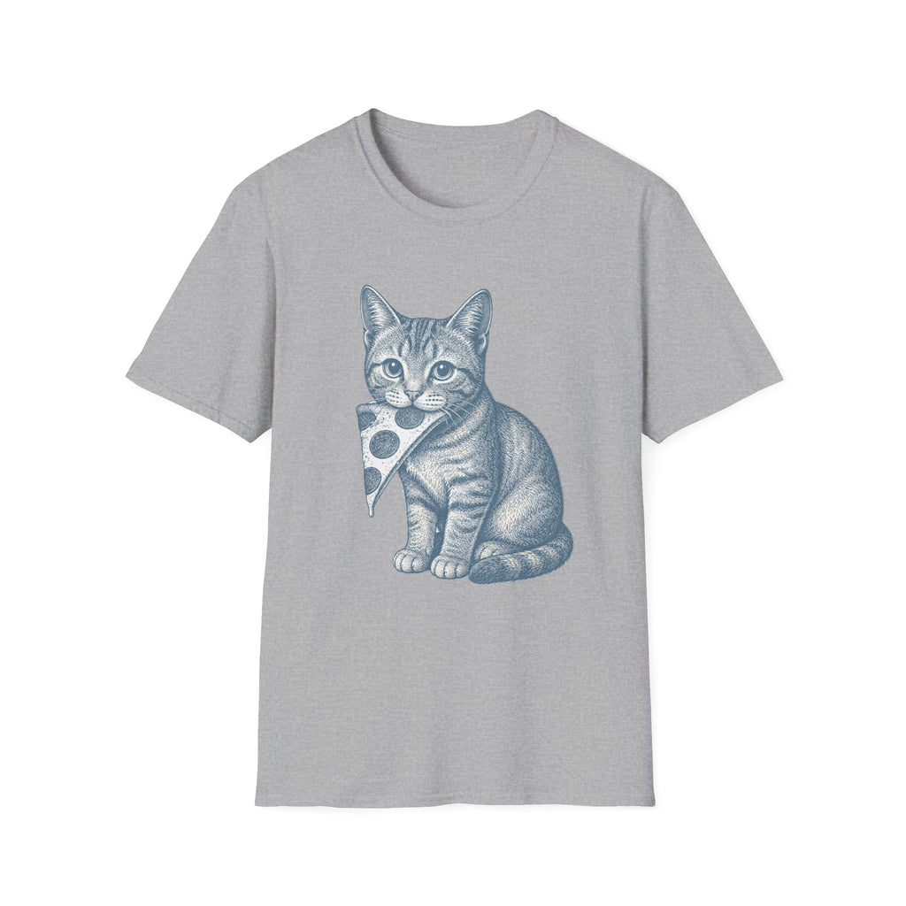 Pizza Thief Cat T-Shirt