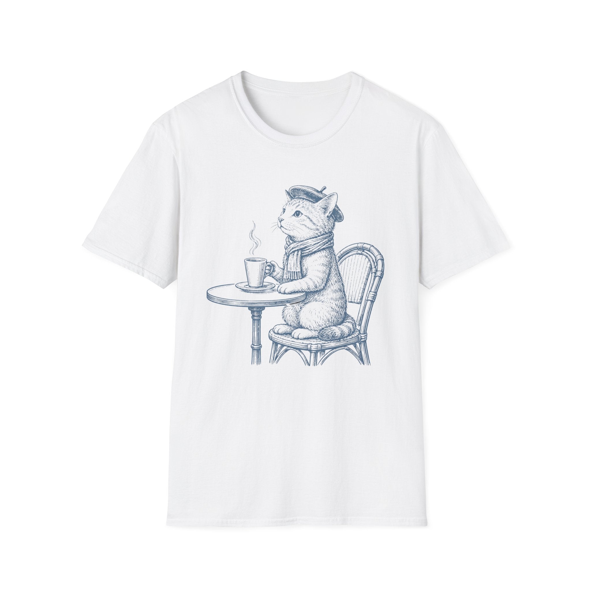 Paris Café Cat T-Shirt