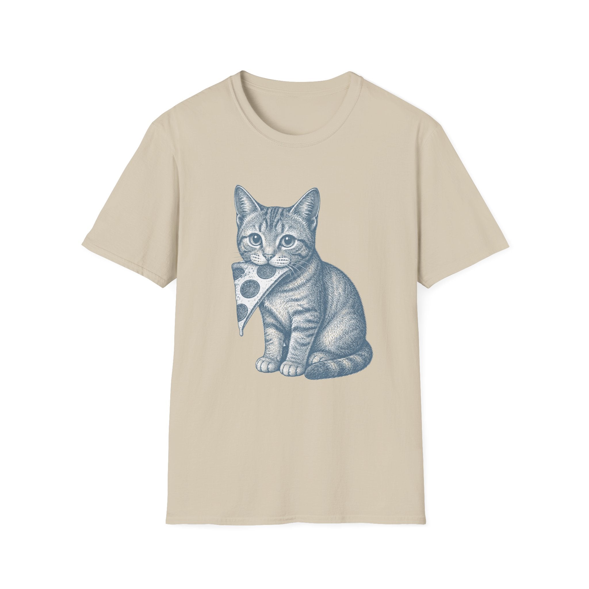 Pizza Thief Cat T-Shirt
