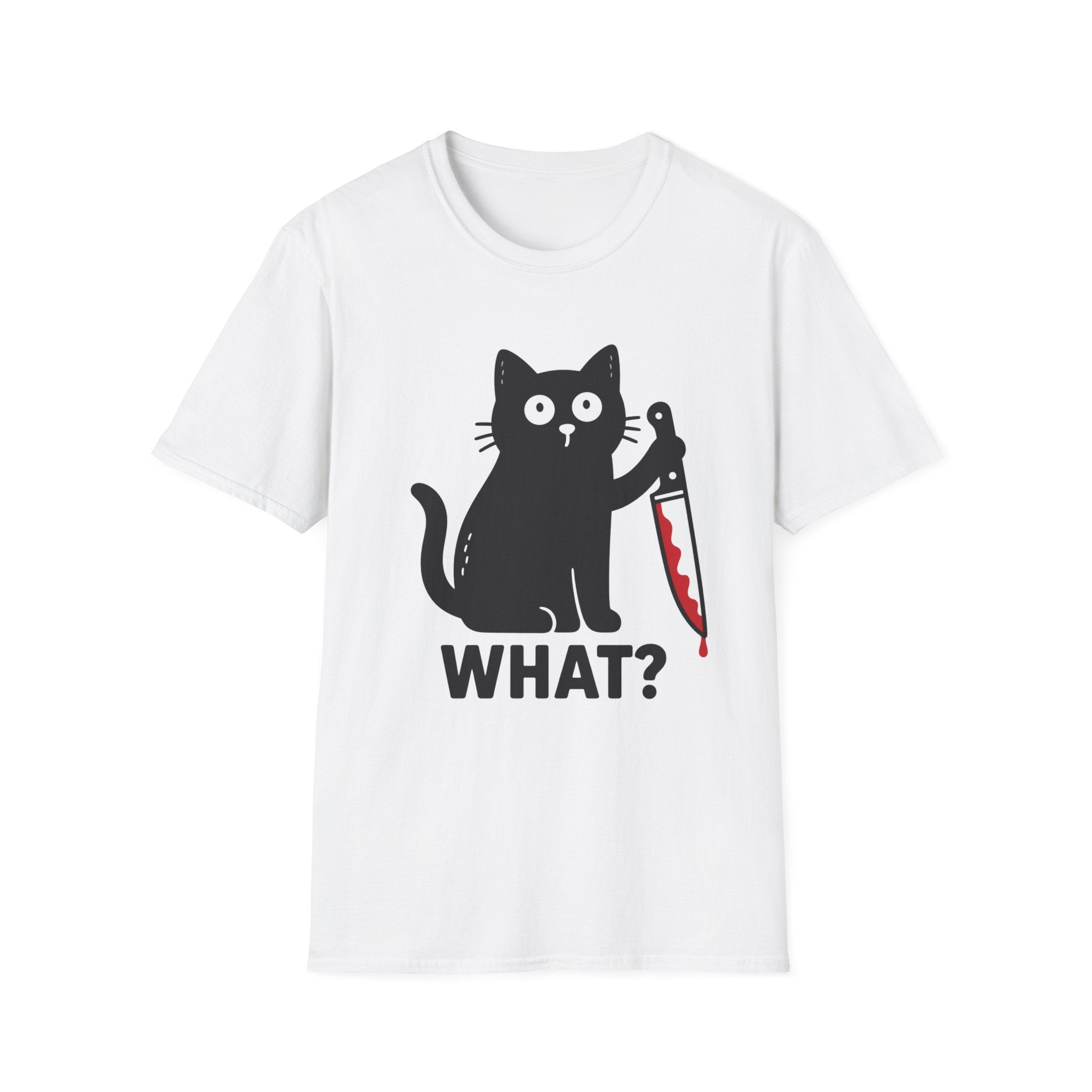 Suspicious Black Cat T-Shirt