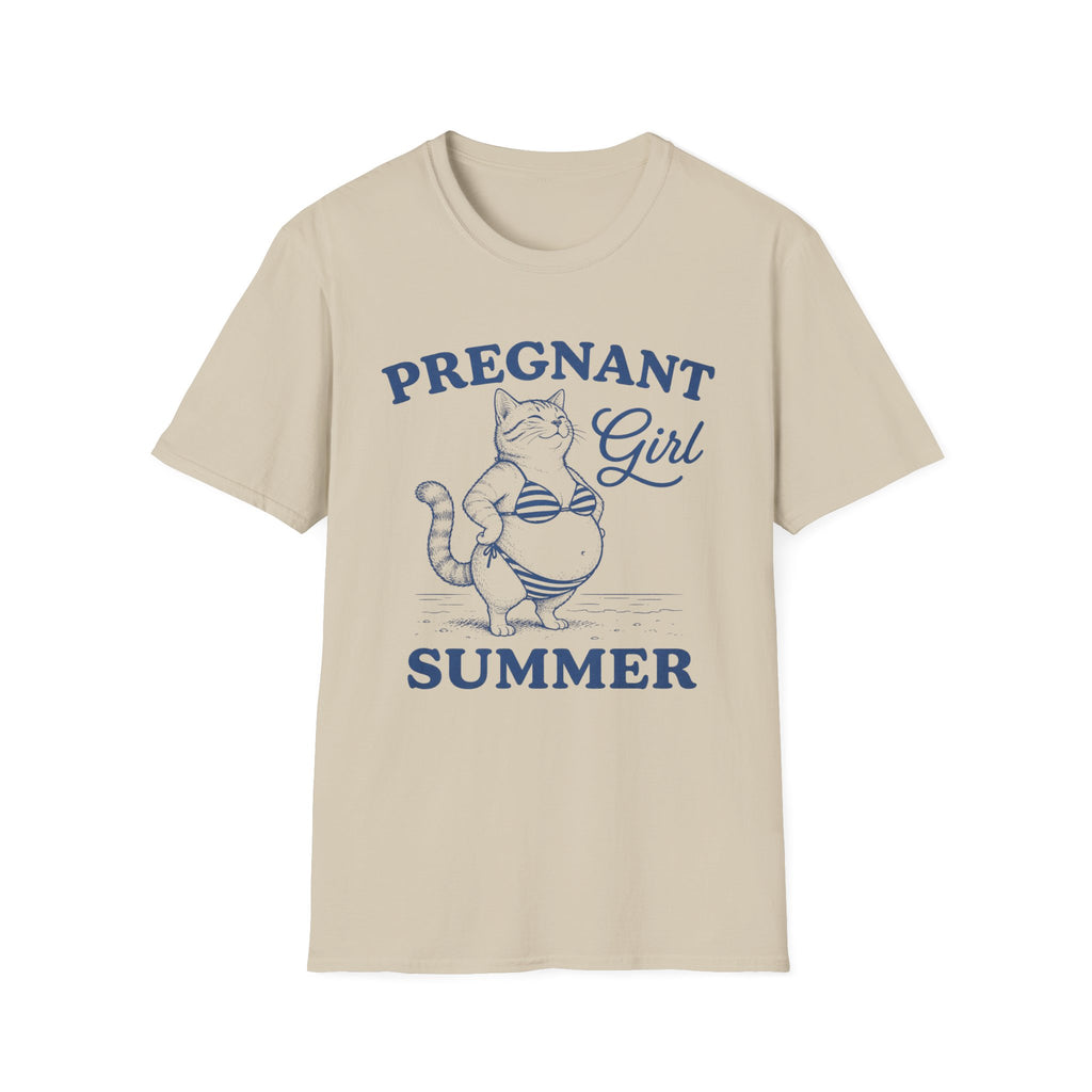 Pregnant Girl Summer T-Shirt