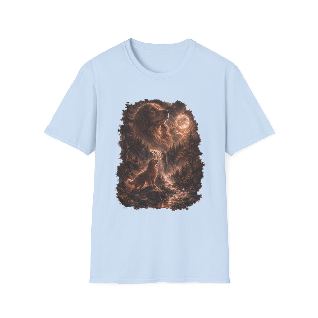 Dog Howling to the Moon T-Shirt