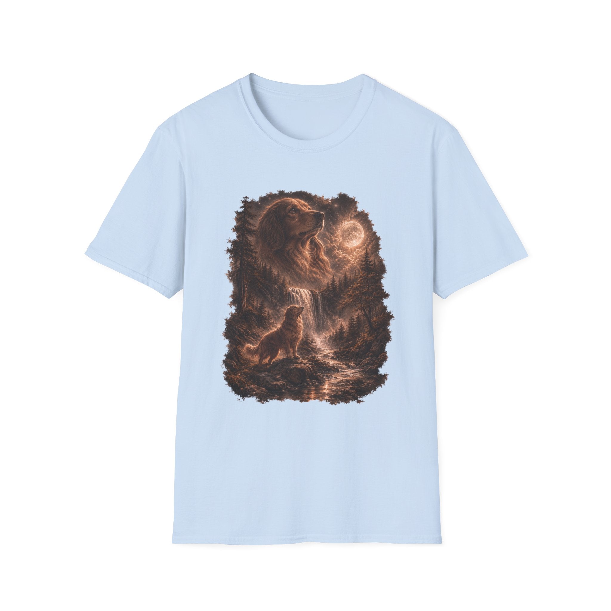 Dog Howling to the Moon T-Shirt