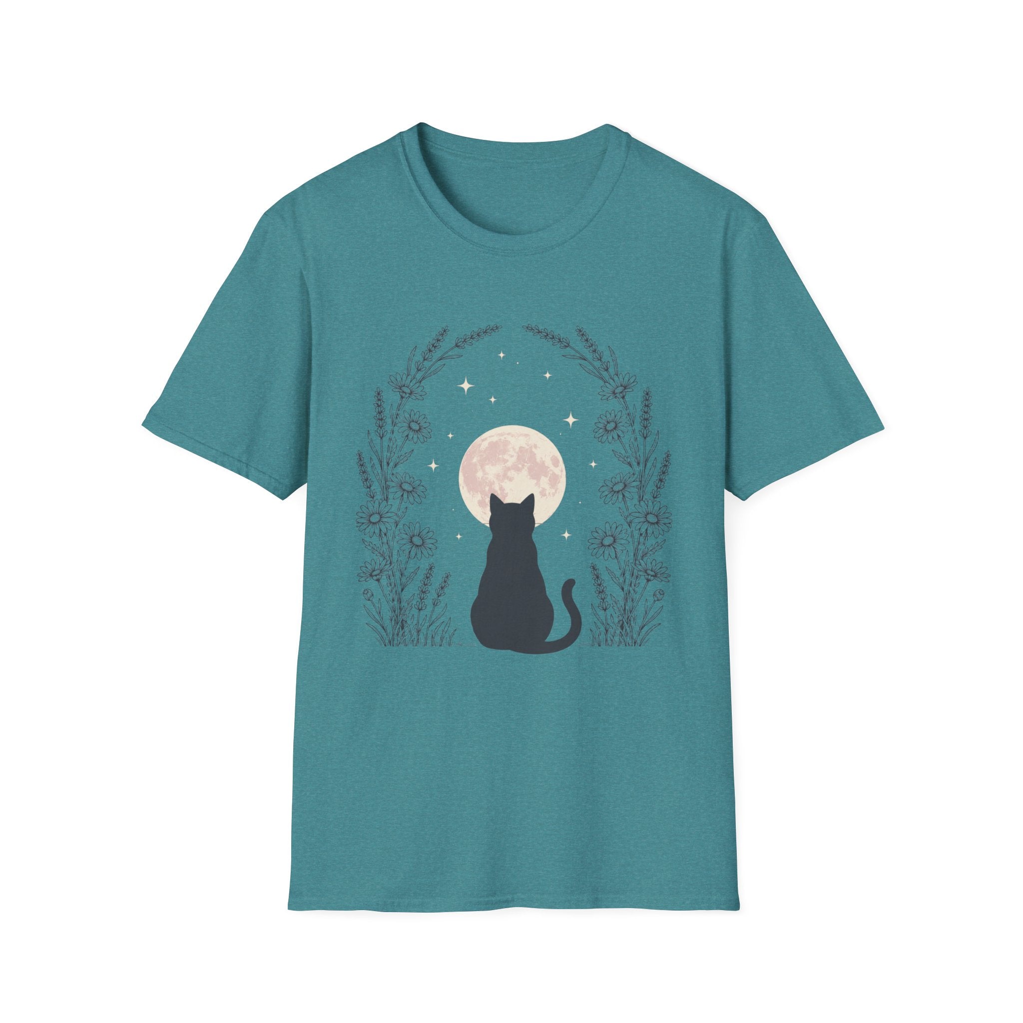 Midnight Moon Cat T-Shirt