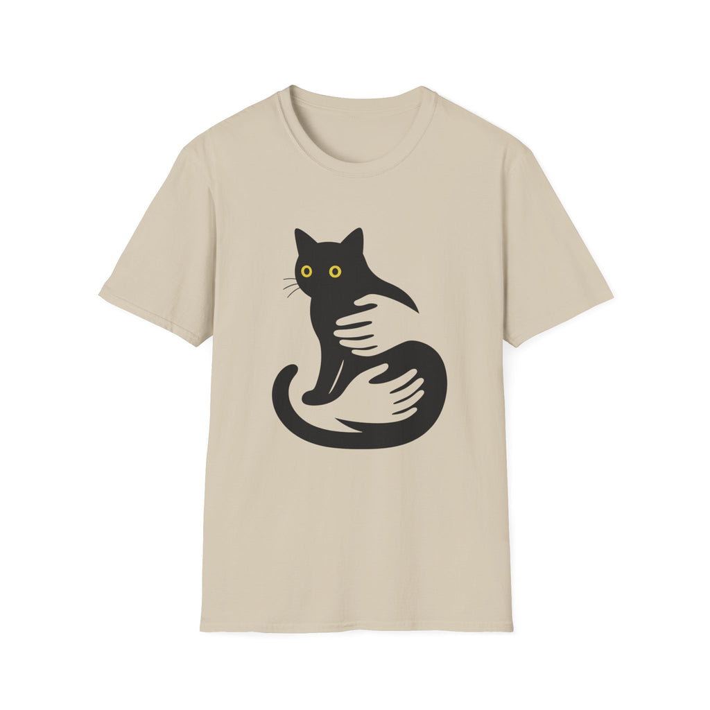 Midnight Cat Hug T-Shirt