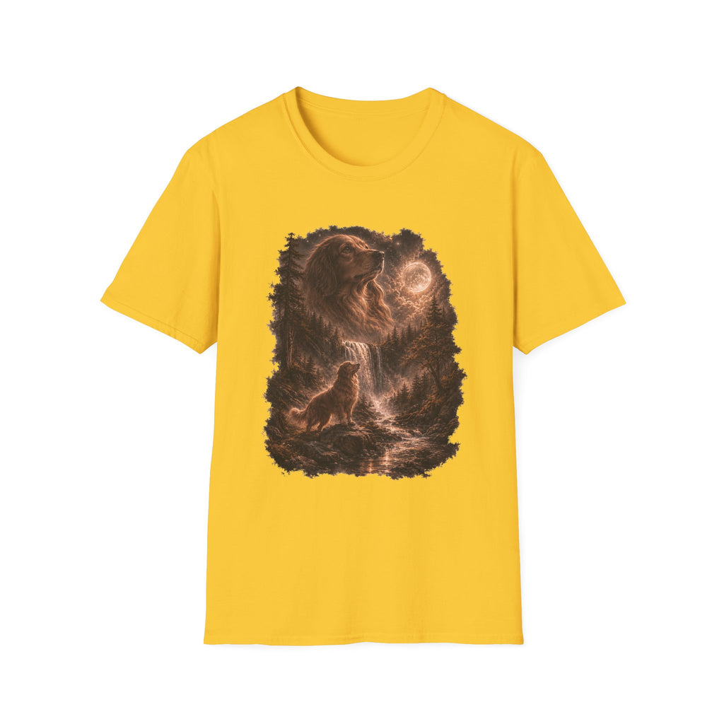Dog Howling to the Moon T-Shirt