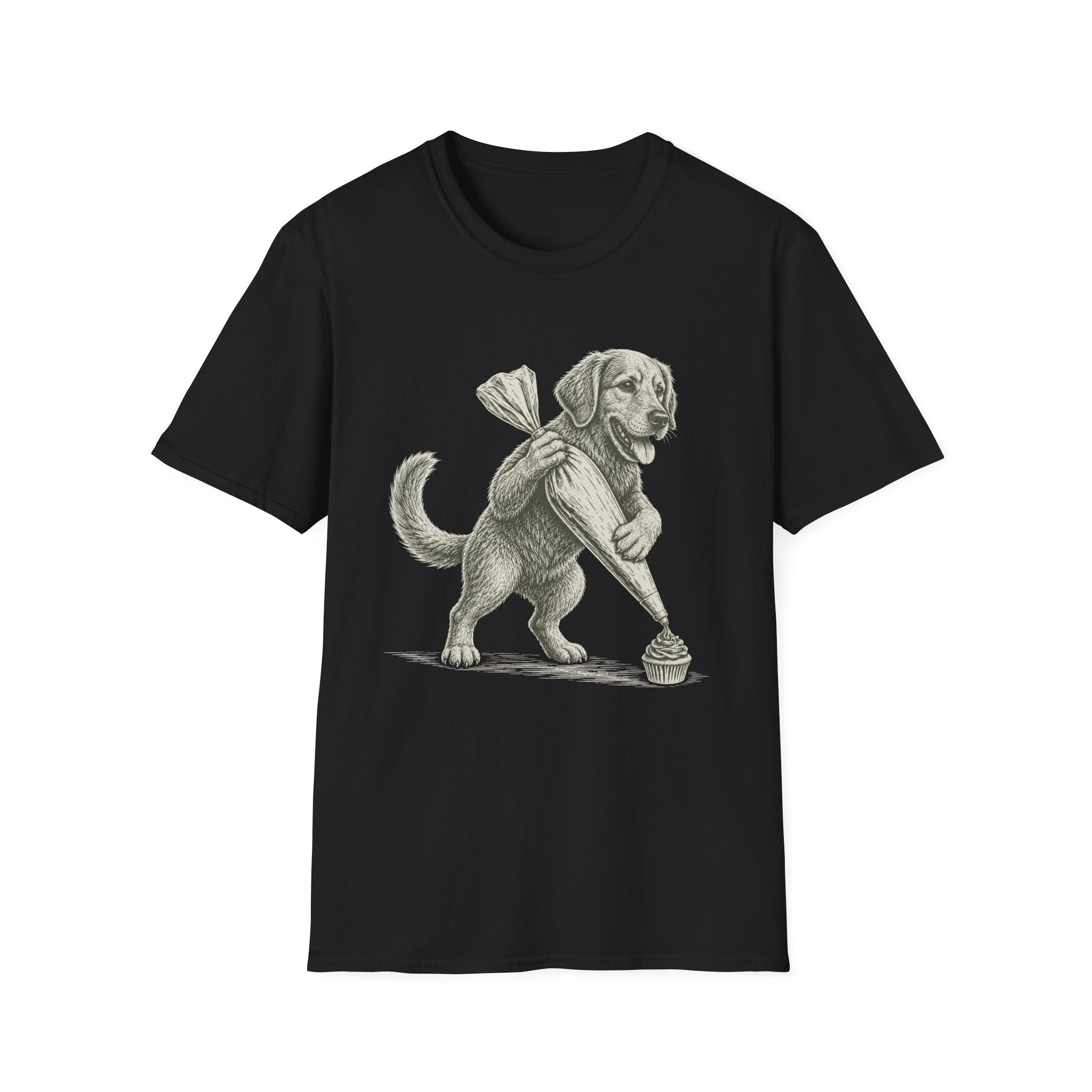 Golden Retriever Pastry Chef T-Shirt
