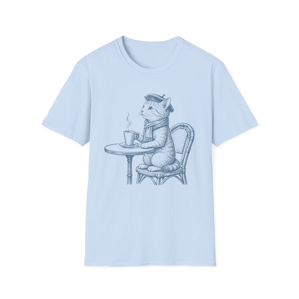 Paris Café Cat T-Shirt