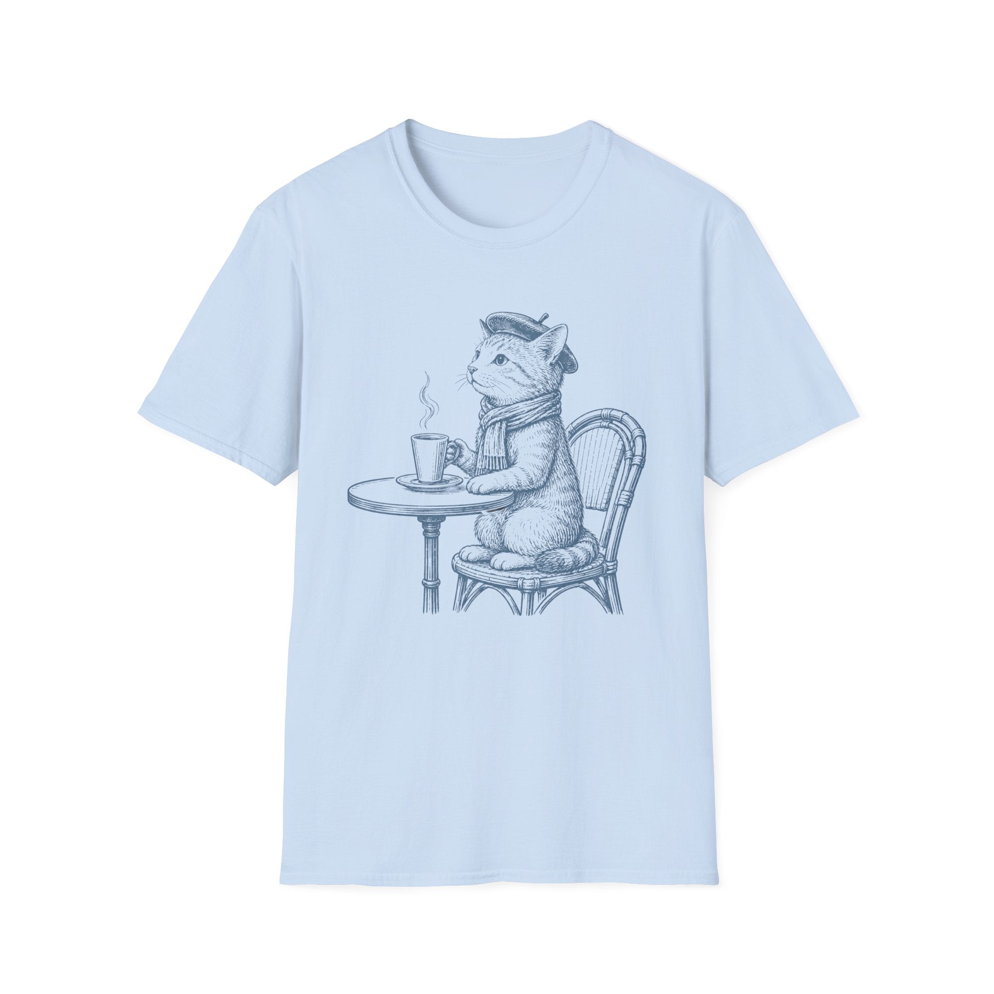 Paris Café Cat T-Shirt