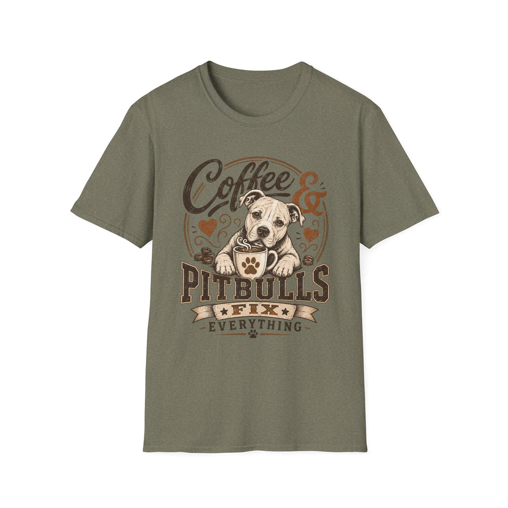 Coffee & Pitbulls T-Shirt