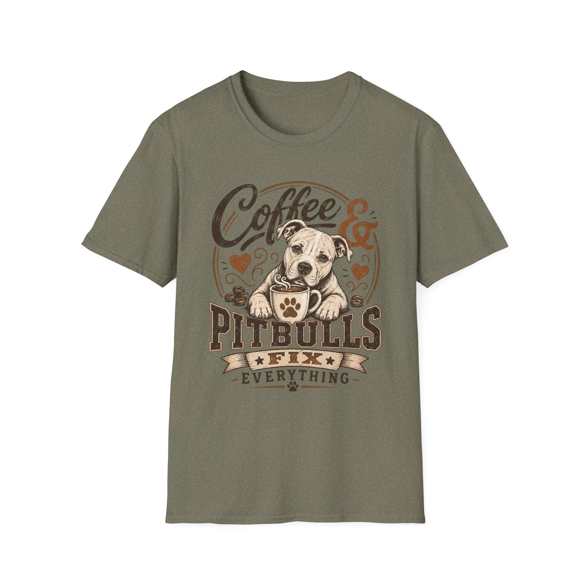 Coffee & Pitbulls T-Shirt