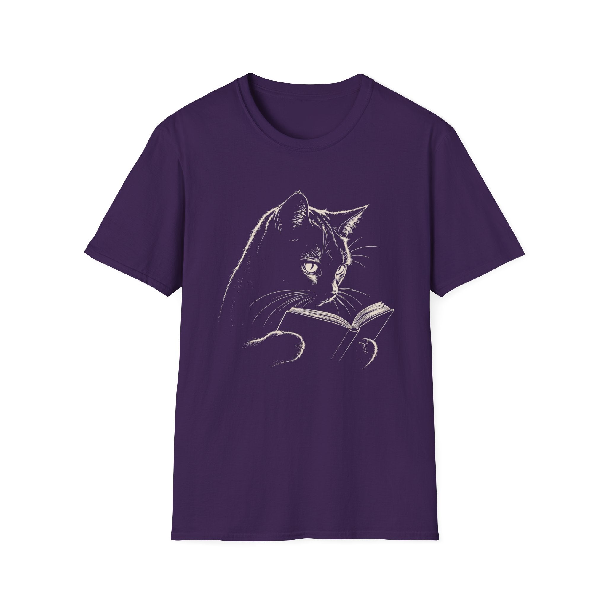 Bookish Cat Energy T-Shirt