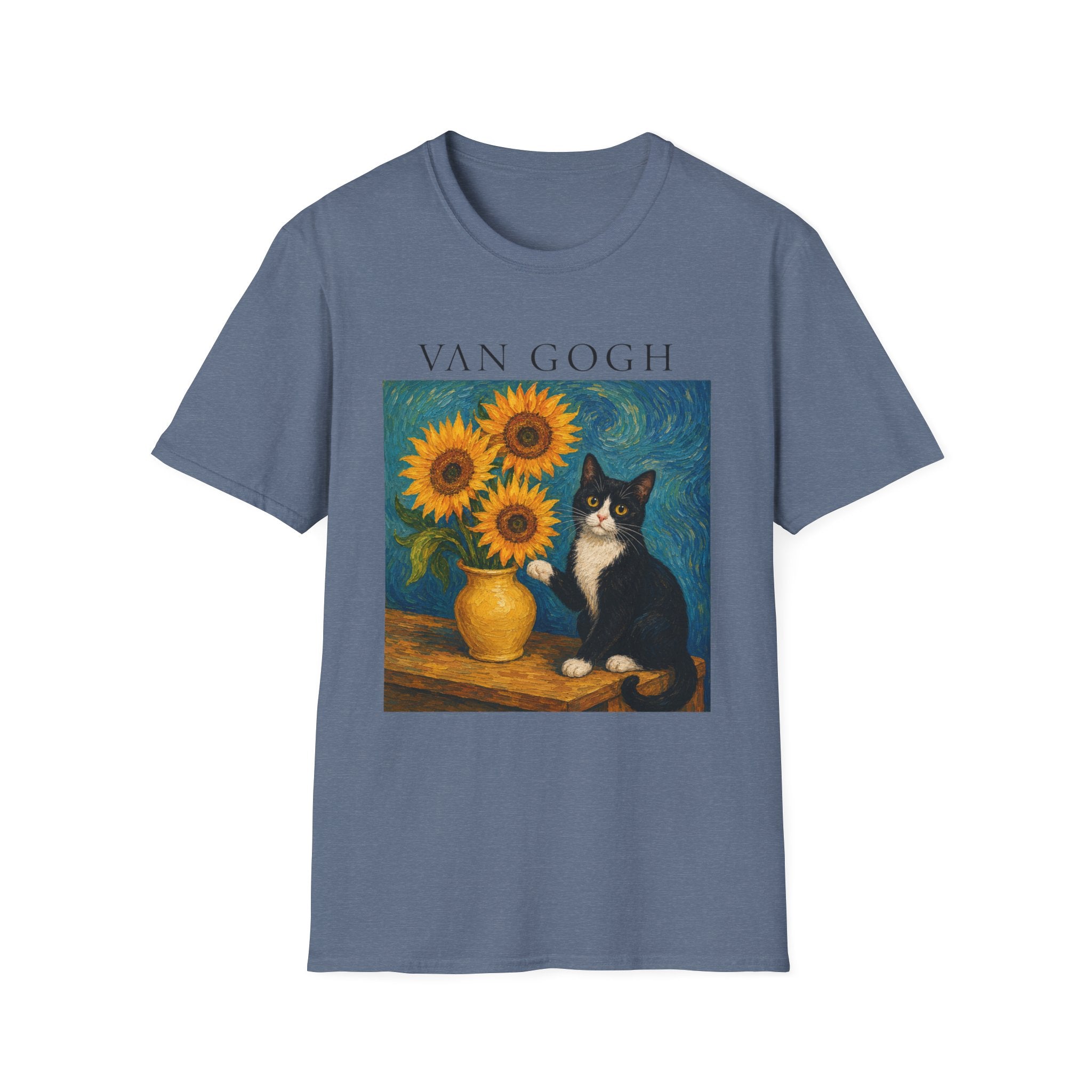Van Gogh Cat T-Shirt