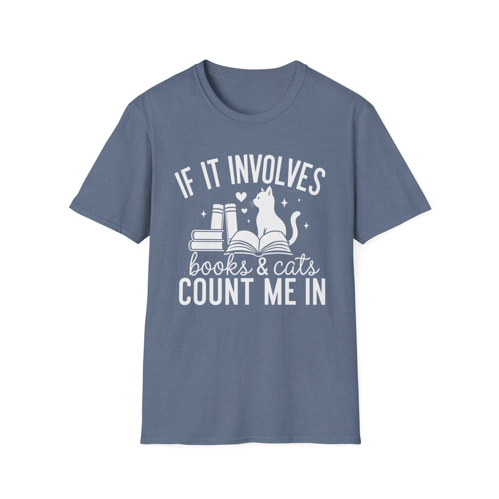 Cat Library Club T-Shirt