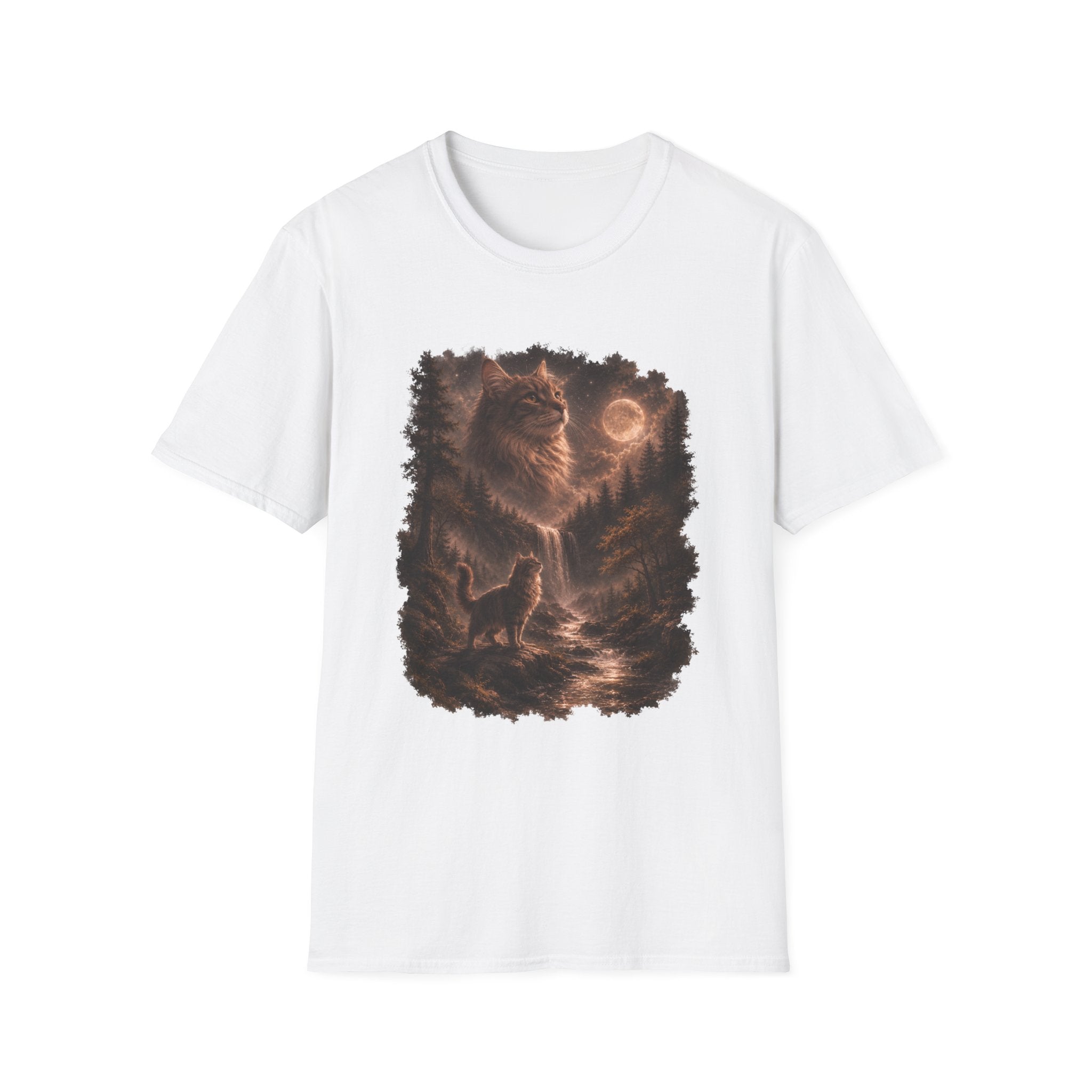 Moonlit Cat Spirit T-Shirt
