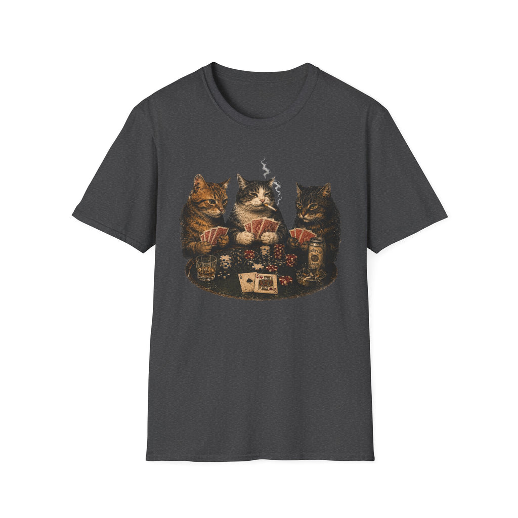 Poker Night Cats T-Shirt
