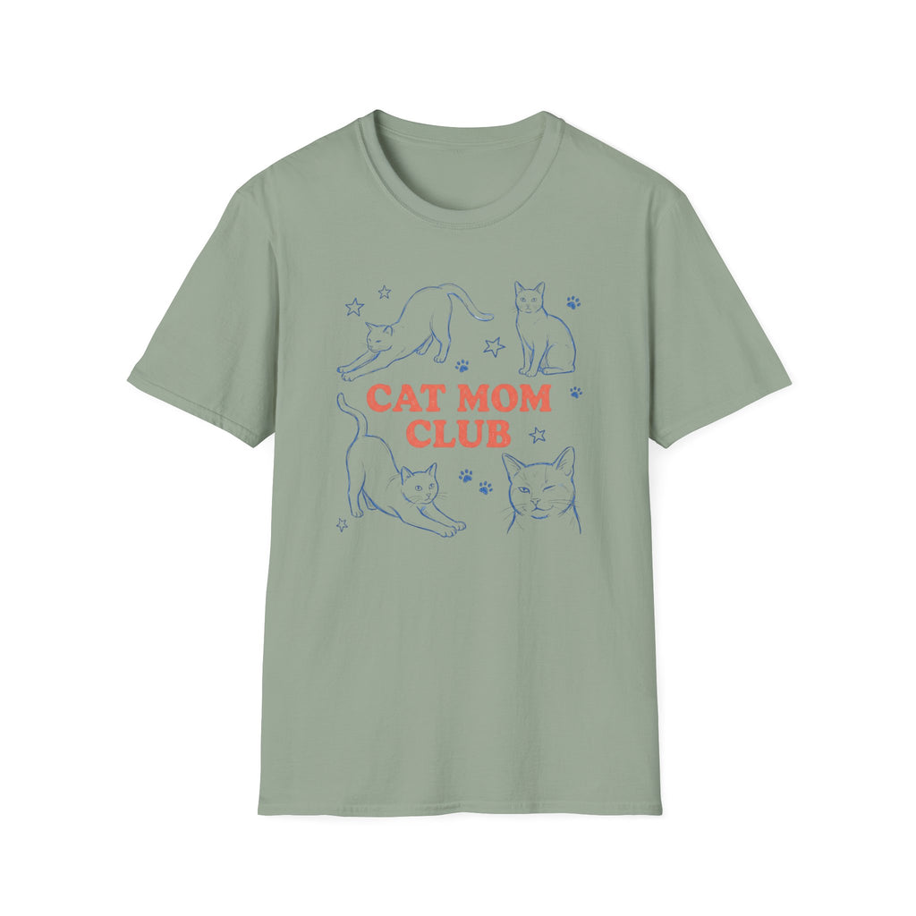 Cat Mom Club T-Shirt