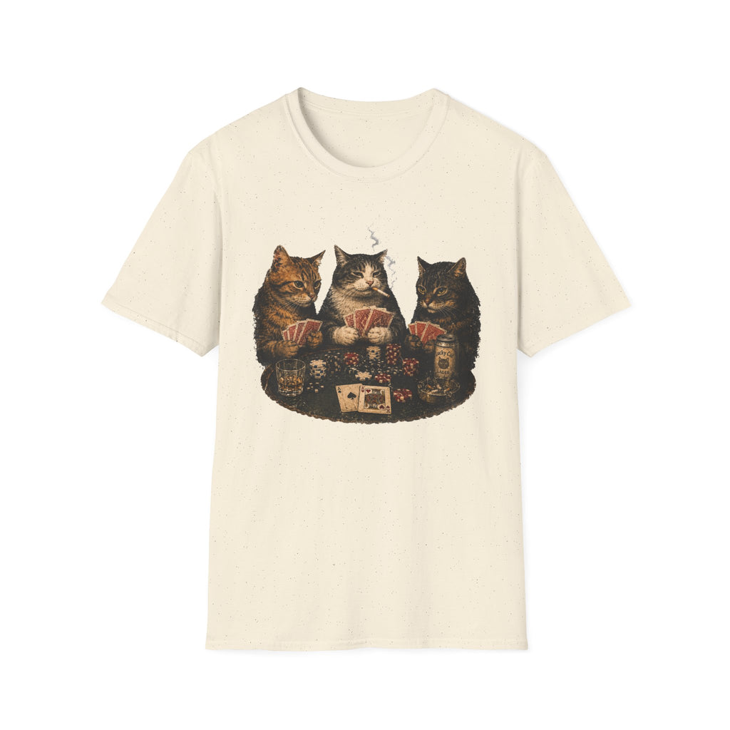 Poker Night Cats T-Shirt