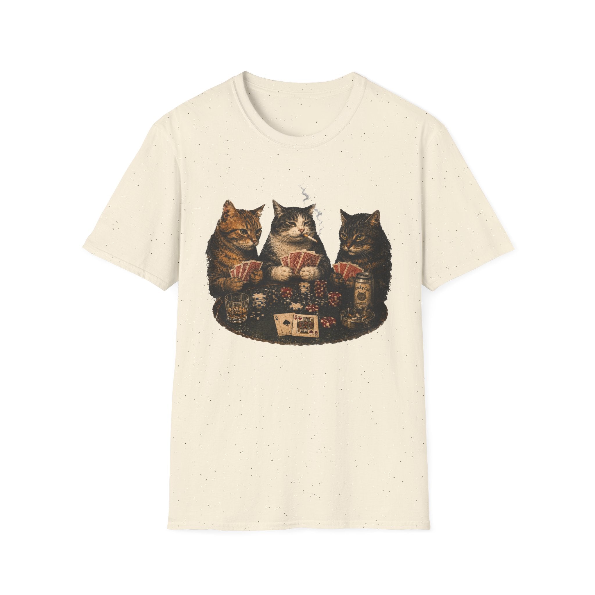 Poker Night Cats T-Shirt