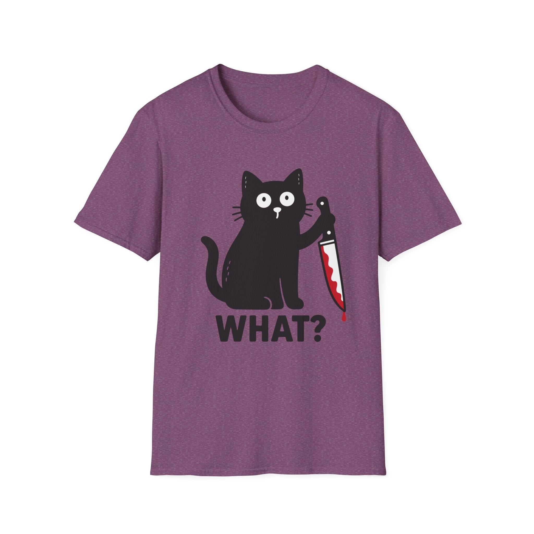 Suspicious Black Cat T-Shirt