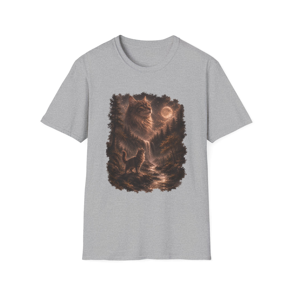 Moonlit Cat Spirit T-Shirt