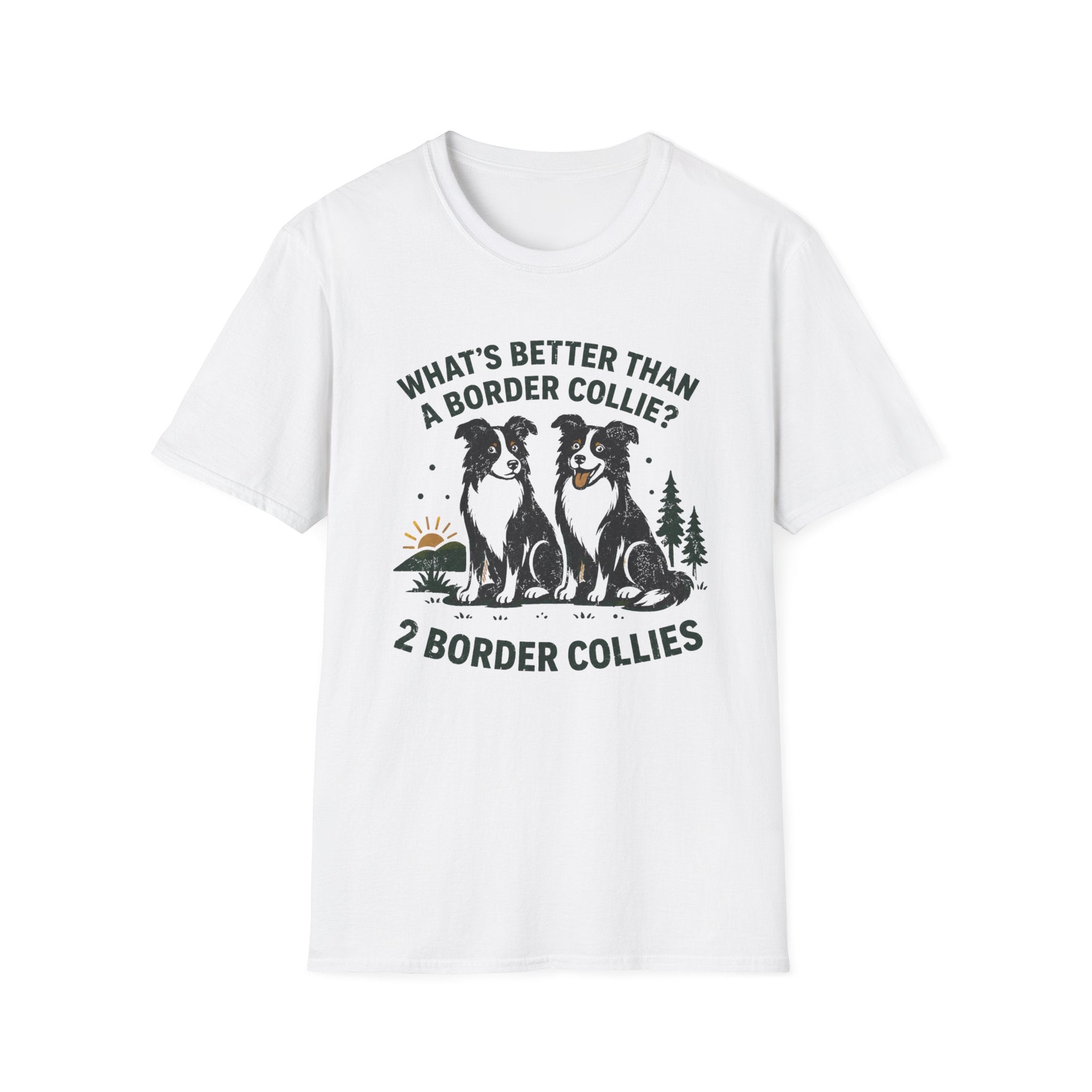 Two Border Collies, Obviously T-Shirt