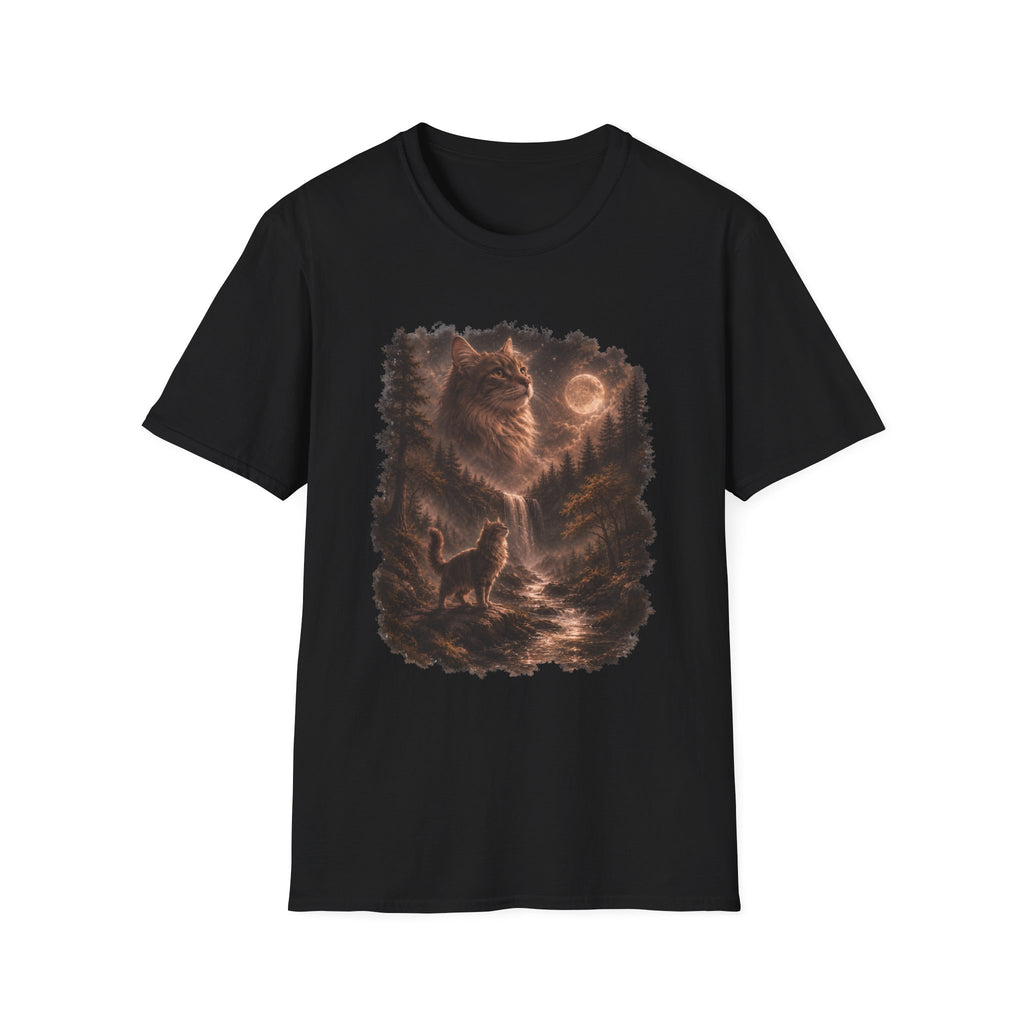Moonlit Cat Spirit T-Shirt