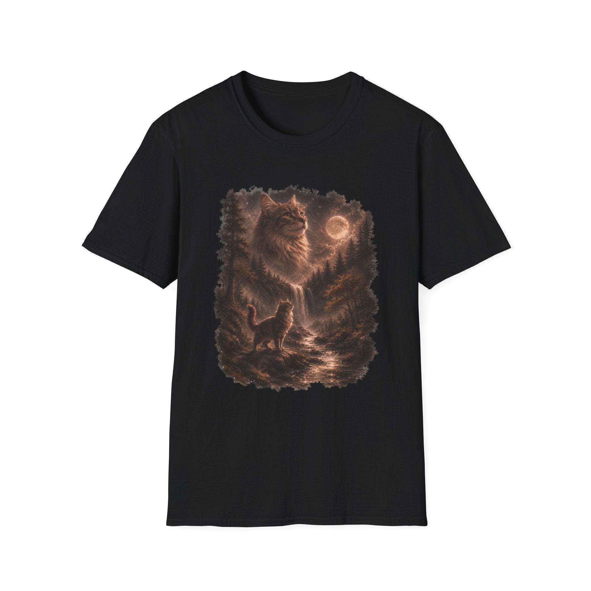 Moonlit Cat Spirit T-Shirt