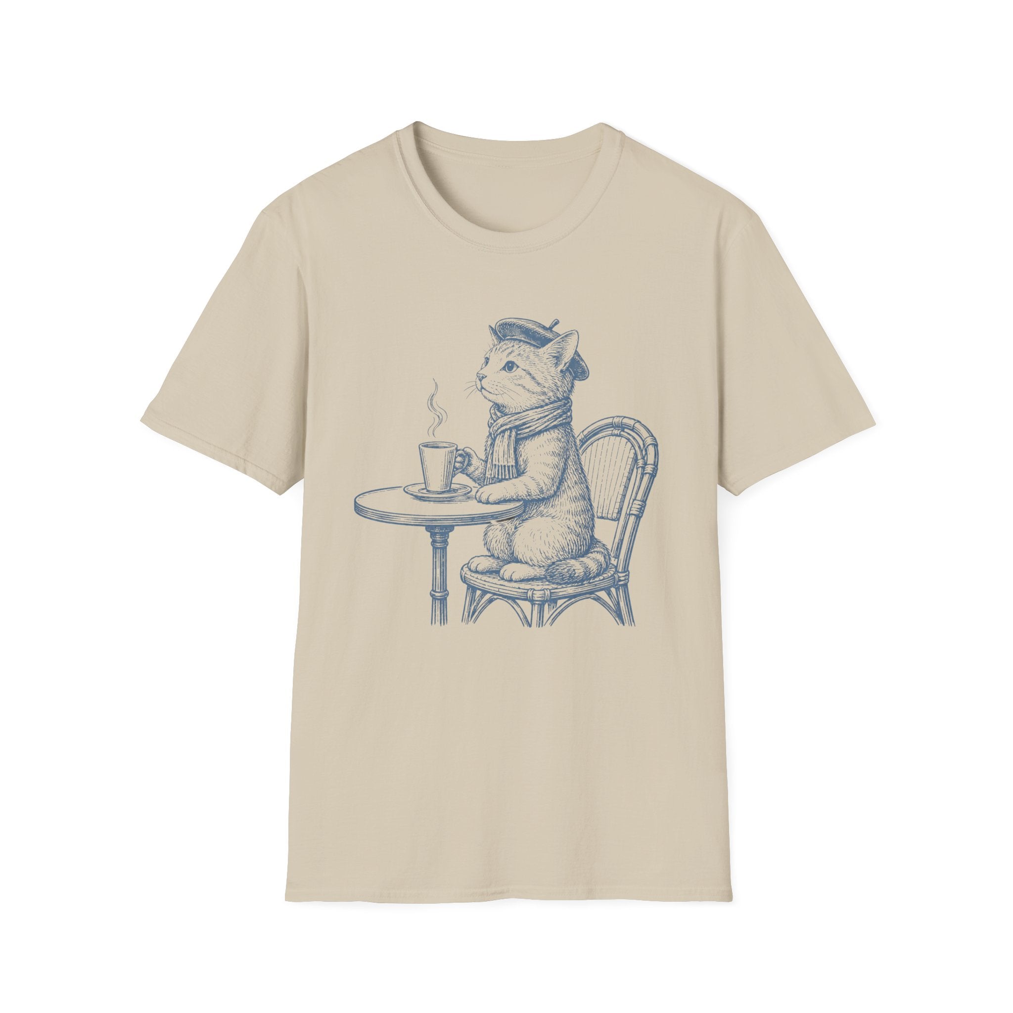 Paris Café Cat T-Shirt