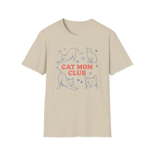 Cat Mom Club T-Shirt