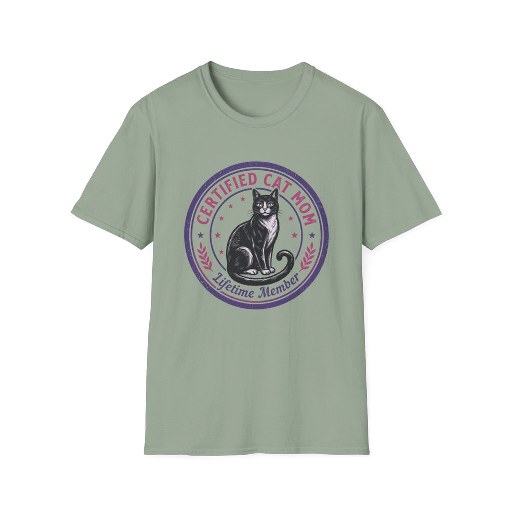 Certified Cat Mom T-Shirt