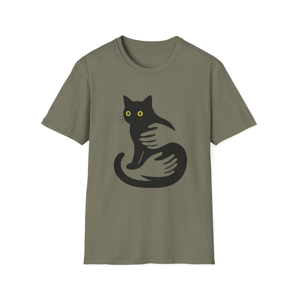 Midnight Cat Hug T-Shirt