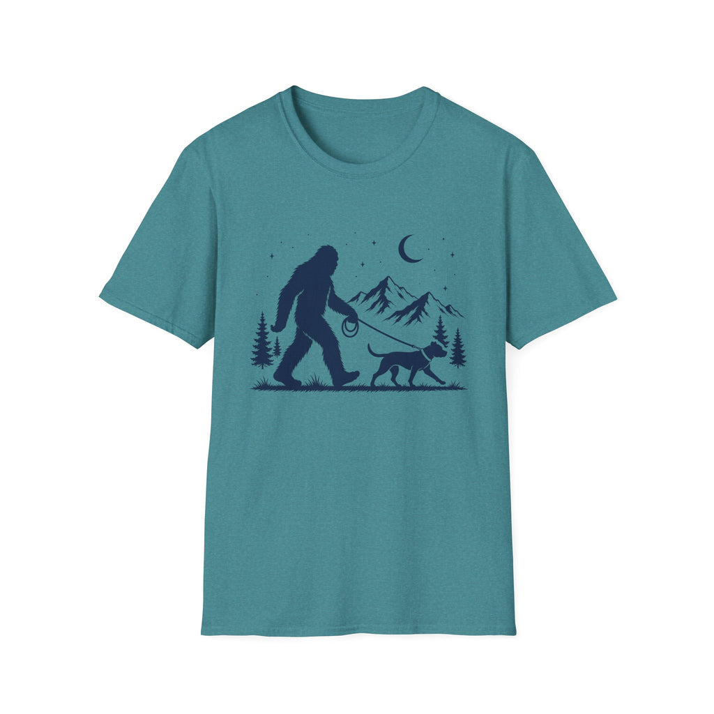 Bigfoot Has A Dog Too T-Shirt