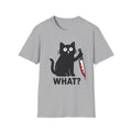 Suspicious Black Cat T-Shirt