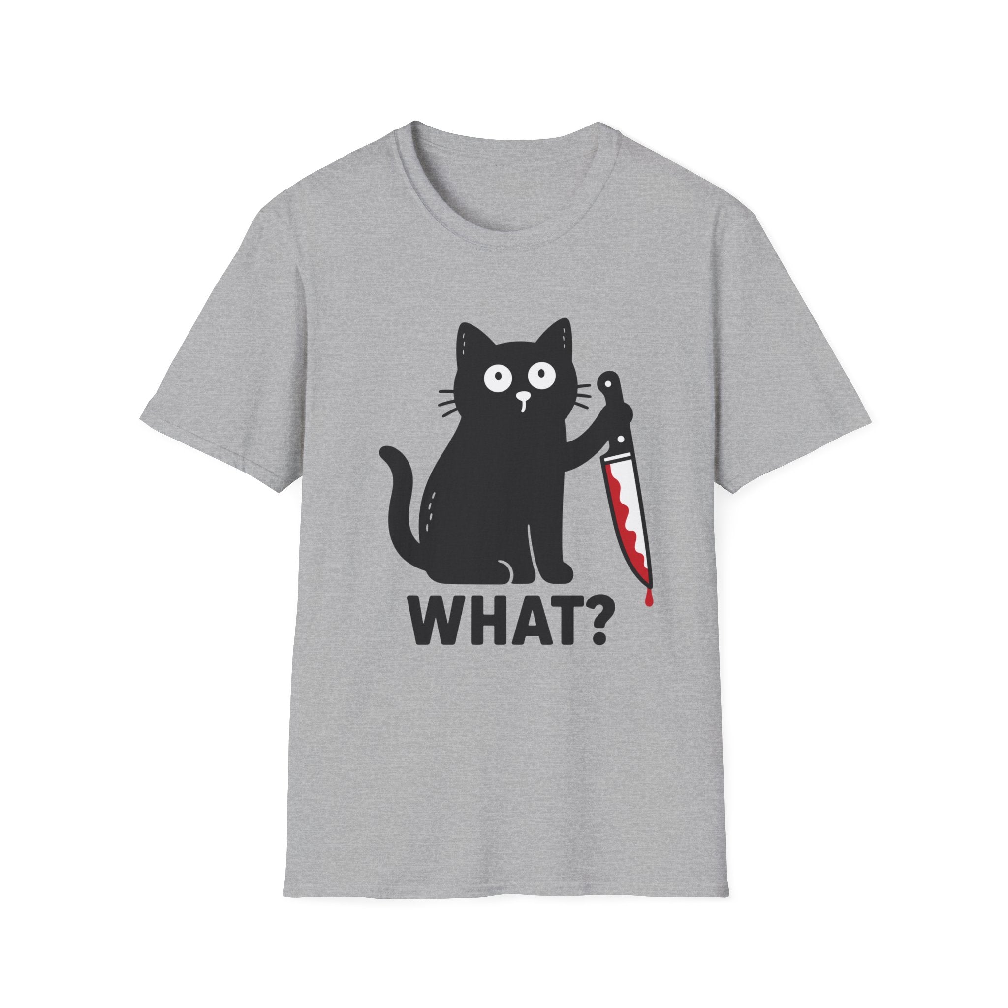 Suspicious Black Cat T-Shirt