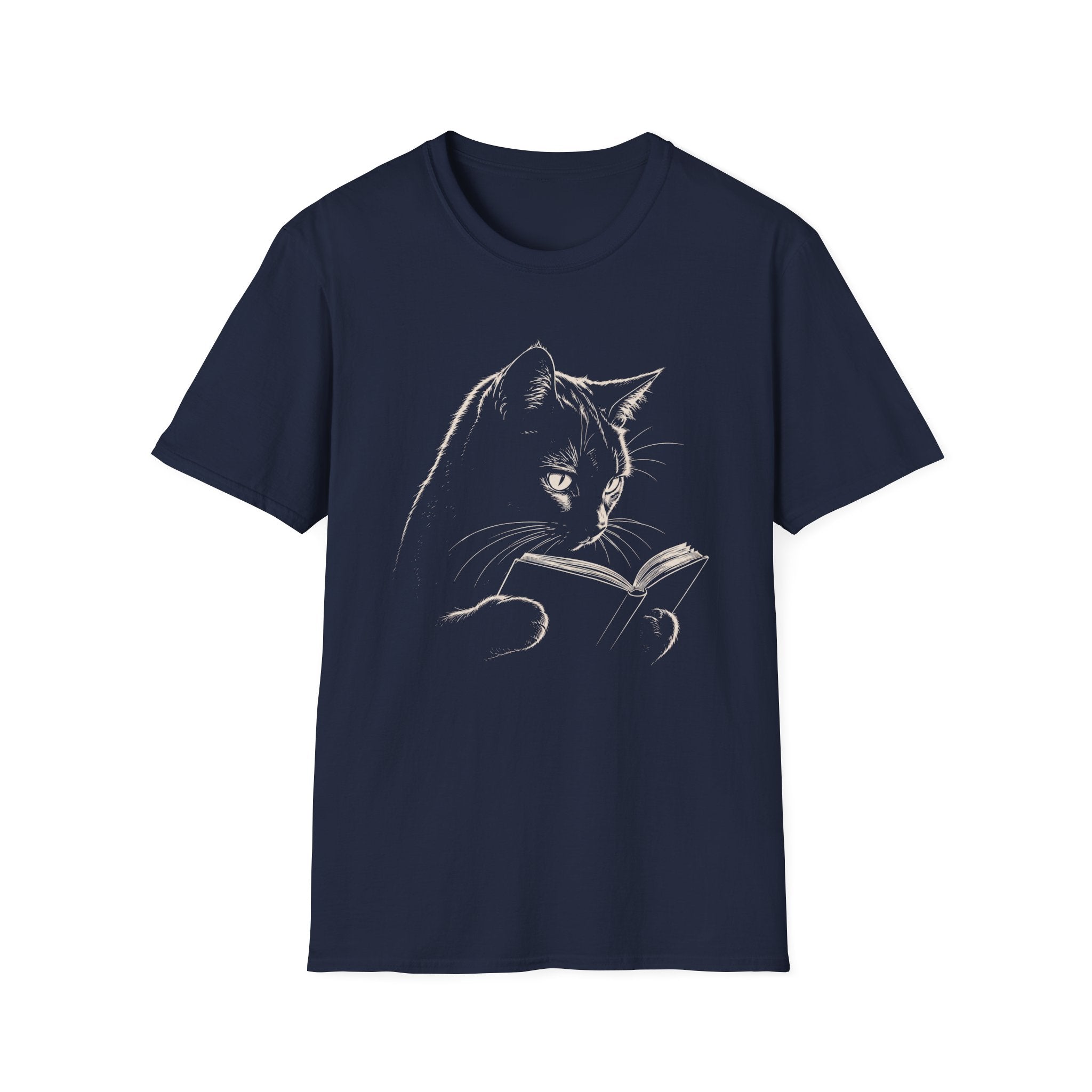 Bookish Cat Energy T-Shirt