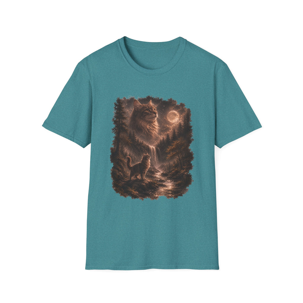 Moonlit Cat Spirit T-Shirt